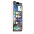 Sie sehen das Produktbild 06 von iPhone 15 Pro Silikon Case mit MagSafe – Hellrosa iPhone 15 Pro Silikon Case mit MagSafe – Hellrosa