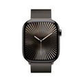 Sie sehen das Produktbild 02 von Apple Watch Series 10 GPS + Cellular, 46 mm Titangehäuse Schiefer, Milanaise Armband Schiefer – S/M Apple Watch Series 10 GPS + Cellular, 46 mm Titangehäuse Schiefer, Milanaise Armband Schiefer – S/M