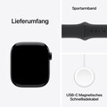Sie sehen das Produktbild 09 von Apple Watch Series 10 GPS + Cellular, 42 mm Aluminiumgehäuse Diamantschwarz, Sportarmband Schwarz −M/L Apple Watch Series 10 GPS + Cellular, 42 mm Aluminiumgehäuse Diamantschwarz, Sportarmband Schwarz −M/L