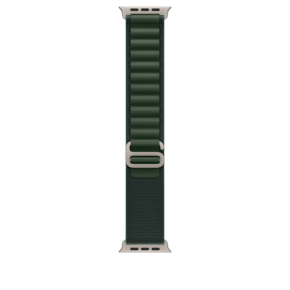 49 mm Alpine Loop Dunkelgrün – Medium – Titan Natur