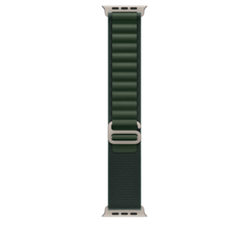49 mm Alpine Loop Dunkelgrün – Medium – Titan Natur
