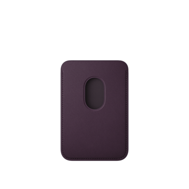 iPhone Feingewebe Wallet mit MagSafe – Brombeere