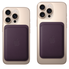 iPhone Feingewebe Wallet mit MagSafe – Brombeere