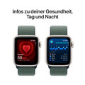 Sie sehen das Produktbild 05 von Apple Watch SE GPS, 40 mm Aluminiumgehäuse Polarstern, Sport Loop Seegrün Apple Watch SE GPS, 40 mm Aluminiumgehäuse Polarstern, Sport Loop Seegrün