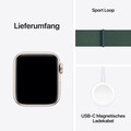 Sie sehen das Produktbild 07 von Apple Watch SE GPS, 40 mm Aluminiumgehäuse Polarstern, Sport Loop Seegrün Apple Watch SE GPS, 40 mm Aluminiumgehäuse Polarstern, Sport Loop Seegrün