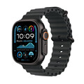 Apple Watch Ultra 2 GPS + Cellular, 49 mm Titangehäuse Schwarz, Ocean Armband Schwarz