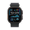 Apple Watch Ultra 2 GPS + Cellular, 49 mm Titangehäuse Schwarz, Ocean Armband Schwarz