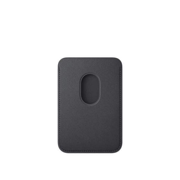 iPhone Feingewebe Wallet mit MagSafe – Schwarz