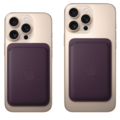 iPhone Feingewebe Wallet mit MagSafe – Schwarz