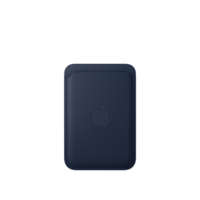 iPhone Feingewebe Wallet mit MagSafe – Tiefblau