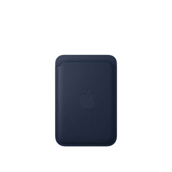 iPhone Feingewebe Wallet mit MagSafe – Tiefblau