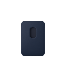 iPhone Feingewebe Wallet mit MagSafe – Tiefblau