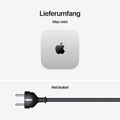 Mac mini: Apple M6 Chip mit 12‑Core CPU und 12‑Core GPU, 256 GB SSD - Silber