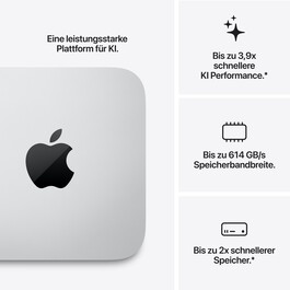 Sie sehen das Produktbild 03 von Mac Studio: Apple M5 Max Chip mit 18‑Core CPU und 32‑Core GPU, 512 GB SSD Mac Studio: Apple M5 Max Chip mit 18‑Core CPU und 32‑Core GPU, 512 GB SSD