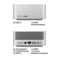 Sie sehen das Produktbild 04 von Mac Studio: Apple M5 Max Chip mit 18‑Core CPU und 32‑Core GPU, 512 GB SSD Mac Studio: Apple M5 Max Chip mit 18‑Core CPU und 32‑Core GPU, 512 GB SSD