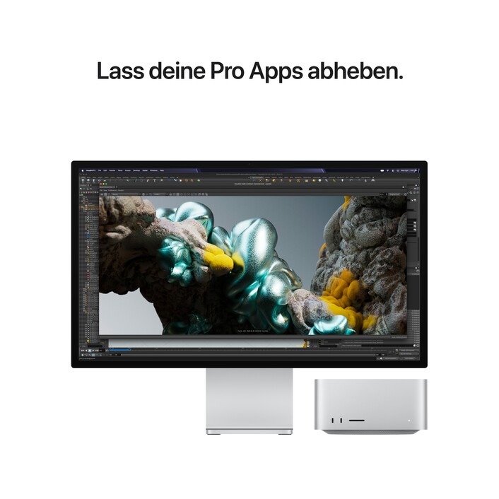 Sie sehen das Produktbild 07 von Mac Studio: Apple M5 Max Chip mit 18‑Core CPU und 32‑Core GPU, 512 GB SSD Mac Studio: Apple M5 Max Chip mit 18‑Core CPU und 32‑Core GPU, 512 GB SSD