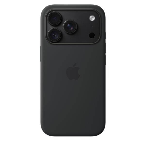 iPhone 18 Pro Silikon Case mit MagSafe - Schwarz