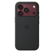 iPhone 18 Pro Silikon Case mit MagSafe - Schwarz