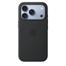 iPhone 18 Pro Silikon Case mit MagSafe - Schwarz