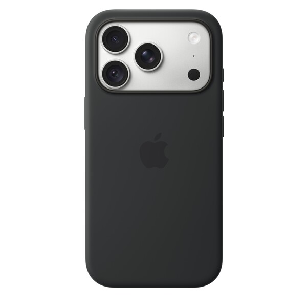 iPhone 18 Pro Silikon Case mit MagSafe - Schwarz