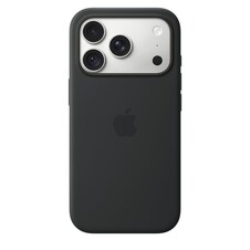 iPhone 18 Pro Silikon Case mit MagSafe - Schwarz