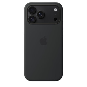 iPhone 18 Pro Max Silikon Case mit MagSafe - Schwarz