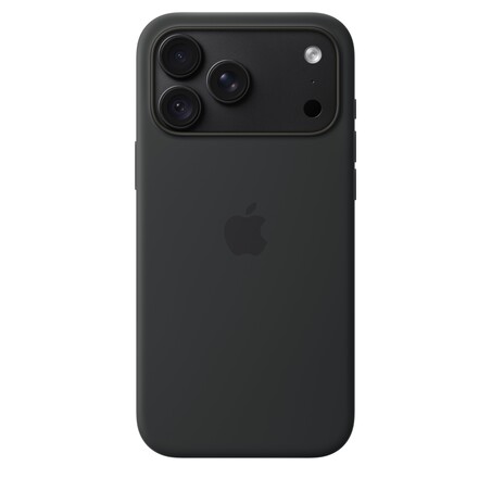 iPhone 18 Pro Max Silikon Case mit MagSafe - Schwarz