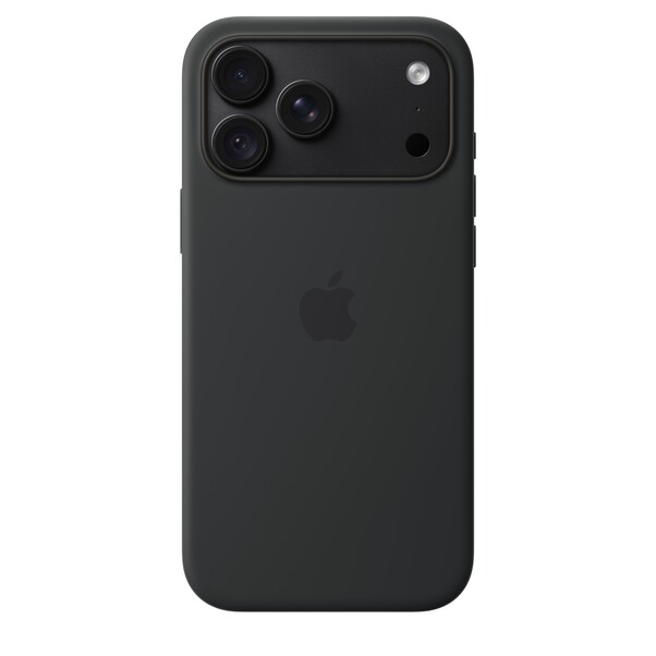 iPhone 18 Pro Max Silikon Case mit MagSafe - Schwarz