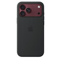 iPhone 18 Pro Max Silikon Case mit MagSafe - Schwarz
