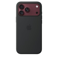 iPhone 18 Pro Max Silikon Case mit MagSafe - Schwarz