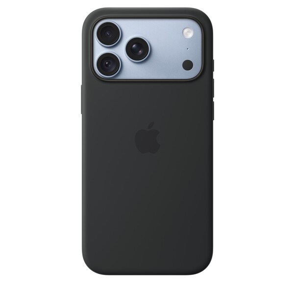 iPhone 18 Pro Max Silikon Case mit MagSafe - Schwarz