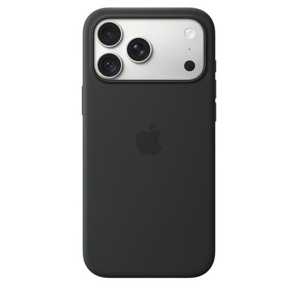 iPhone 18 Pro Max Silikon Case mit MagSafe - Schwarz