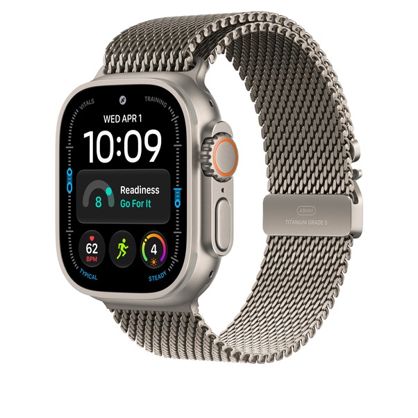 49 mm Milanaise Armband Titan Natur – L