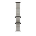 49 mm Ocean Armband Halbtransparentes Grau - Titan Schwarz