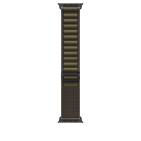 49 mm Alpine Loop Dunkeloliv – Large – Titan Schwarz