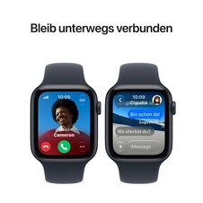 Sie sehen das Produktbild 05 von Apple Watch SE 3 GPS + Cellular, 44 mm Aluminiumgehäuse Mitternacht mit Sportarmband Navyblau – S/M Apple Watch SE 3 GPS + Cellular, 44 mm Aluminiumgehäuse Mitternacht mit Sportarmband Navyblau – S/M
