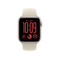 Sie sehen das Produktbild 02 von Apple Watch SE 3 GPS, 40 mm Aluminiumgehäuse Polarstern mit Sportarmband Sand – S/M Apple Watch SE 3 GPS, 40 mm Aluminiumgehäuse Polarstern mit Sportarmband Sand – S/M