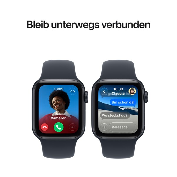Sie sehen das Produktbild 05 von Apple Watch SE 3 GPS, 40 mm Aluminiumgehäuse Polarstern mit Sportarmband Sand – M/L Apple Watch SE 3 GPS, 40 mm Aluminiumgehäuse Polarstern mit Sportarmband Sand – M/L