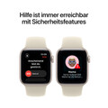 Sie sehen das Produktbild 06 von Apple Watch SE 3 GPS, 40 mm Aluminiumgehäuse Polarstern mit Sportarmband Sand – S/M Apple Watch SE 3 GPS, 40 mm Aluminiumgehäuse Polarstern mit Sportarmband Sand – S/M