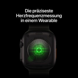 Apple Watch Ultra 4 GPS + Cellular, 49 mm Titangehäuse Natur, Ocean Armband Halbtransparentes Grau