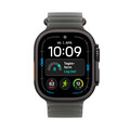 Apple Watch Ultra 4 GPS + Cellular, 49 mm Titangehäuse Schwarz, Ocean Armband Halbtransparentes Schwarz