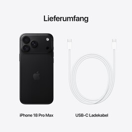 iPhone 18 Pro Max 512 GB Schwarz