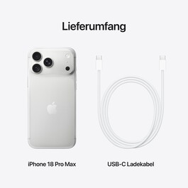 iPhone 18 Pro Max 1 TB Silber