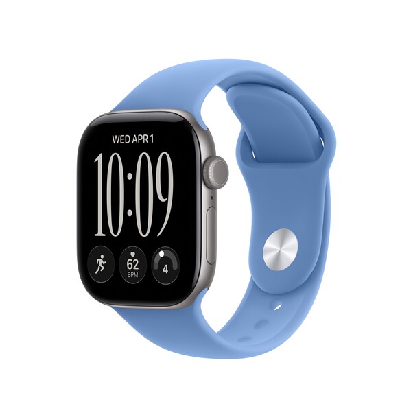 Sie sehen das Produktbild 02 von 40 mm Sportarmband Hyazinthenblau - S/M 40 mm Sportarmband Hyazinthenblau - S/M