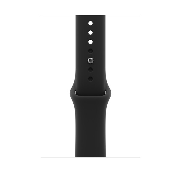 46 mm Sportarmband Schwarz – XL