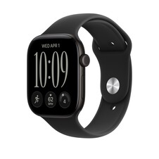46 mm Sportarmband Schwarz – XL
