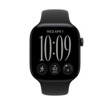 46 mm Sportarmband Schwarz – XL