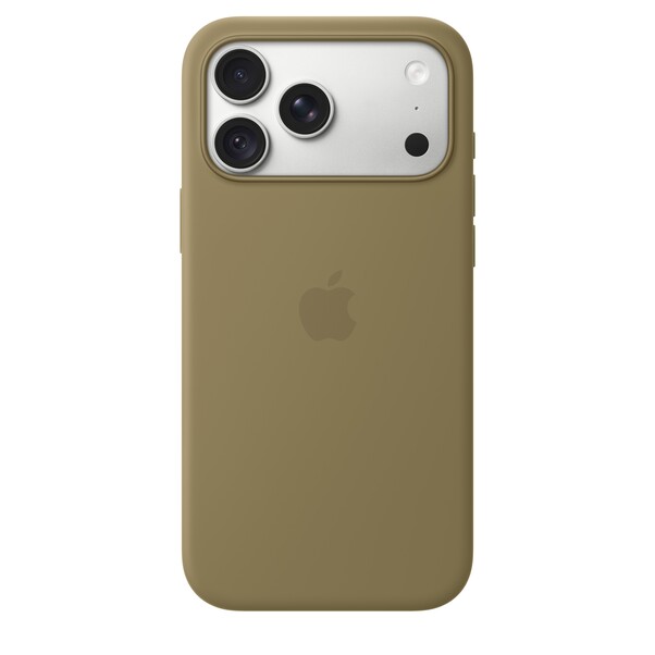 iPhone 18 Pro Max Silikon Case mit MagSafe - Oliv