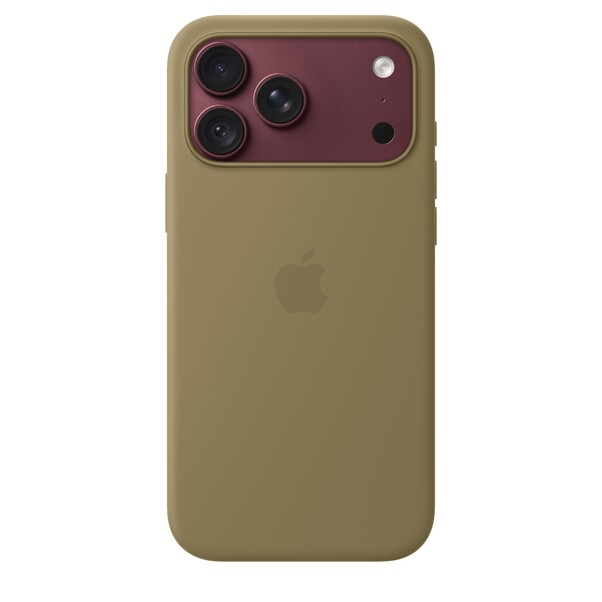 iPhone 18 Pro Max Silikon Case mit MagSafe - Oliv