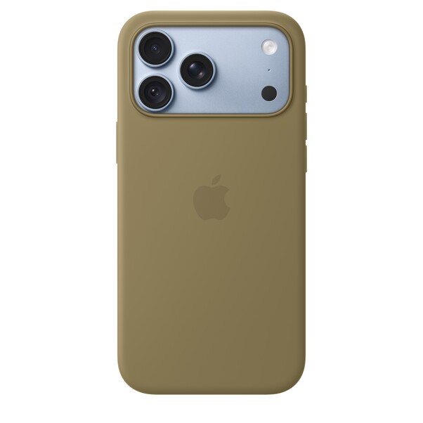iPhone 18 Pro Max Silikon Case mit MagSafe - Oliv